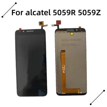 5.3 collu, par alcatel 5059R 5059Z LCD Displeja Panelis Touch Screen Digitizer Montāža Stikla Nomaiņa