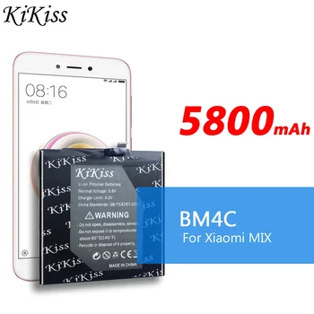 BM4C Mobilā Tālruņa Akumulatoru Xiaomi Mi Maisījums Rezerves Akumulators lielas Ietilpības Mobilais Daļas, Akumulatorus Xiao Mi