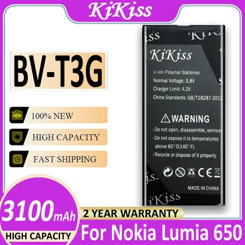 BV-T3G 3100mAh nomainītu Akumulatoru, Nokia, Microsoft Lumia 650 RM-1154 BVT3G BV T3G Li-Polymer Baterijas + Izsekošanas Numuru