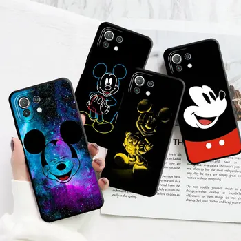 Būtiska, Lai Xiaomi Mi 11 Lite 5G NE 11T Pro 12S Ultra 12 Mīksta Telefonu Gadījumā, Ņemiet vērā, 10 10T 9T Silikona Vāciņu Cute Karikatūra Mickey Mouse