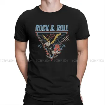 Eagle Rock Roll Drukas Dizains Unikāls TShirt Rock N Roll Gadījuma T Krekls, 100% Kokvilna Jaunākās Stuff Vīrieši Sievietes