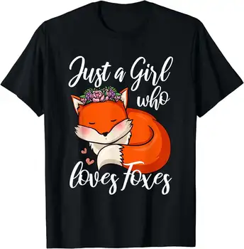 Fox Dāvanu Tikai Meitene, Kas Mīl Lapsas T-Krekls