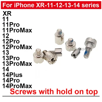 IPhone XR 11 12 13 14 Pro Max 11Pro 12Pro 13Pro 14Plus Skrūve Ar Turiet nospiestu Uz Augšu Rezerves Daļas