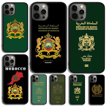 Marokas Karogu, Pasi, Telefonu Gadījumā Segtu iPhone 15 14 SE 2020. GADAM XR XS 11 12 13 Mini Pro, MAX 6 7 8 Plus