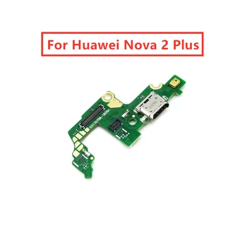 par Huawei Nova 2 Plus USB Lādētāja Ports Dock Savienotājs PCB Kuģa Lentes Flex Kabelis Uzlādes Ostas Detaļas Nomaiņa Rezerves P