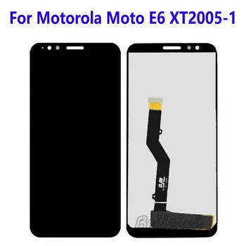 Par Motorola Moto E6 XT2005-3 XT2005-1 XT2005-5 LCD Displejs, Touch Screen Digitizer Montāža Moto E6 Spēlēt XT2029-1 XT2029-2