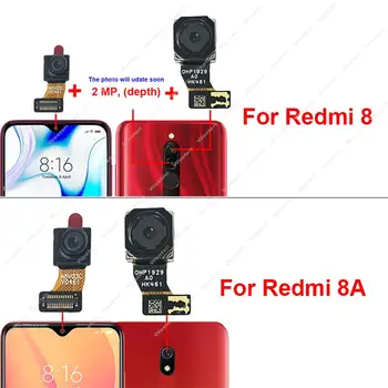 Par Xiaomi Redmi 8 8A Priekšā Selfie Saskaras Maza Kamera, Liels Aizmugures Aizmugurē Galvenā Kamera Flex Kabelis Repalcement Daļas