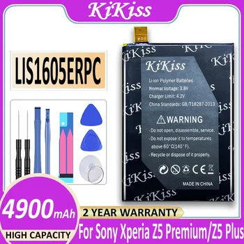 Rezerves Akumulators LIS1605ERPC SONY Xperia Z5 Premium Z5P Dual E6853 E6883 E6833 Akumulatora 4900mAh Batteria
