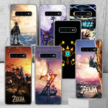 Z-Zeldas-Majoras Spēle Telefonu Gadījumā Shell Samsung Galaxy S22 S23 Ultra S21 Plus S20 FE S10 Lite S10E S8 S9 + S7 Malas Segtu Capa