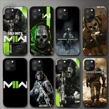 Zvanu Spēle Duty Modern Warfare 2 Tālrunis Lietā Par iPhone 11 12 Mini 13 14 Pro XS Max X 8 7 6s Plus 5 SE XR Shell