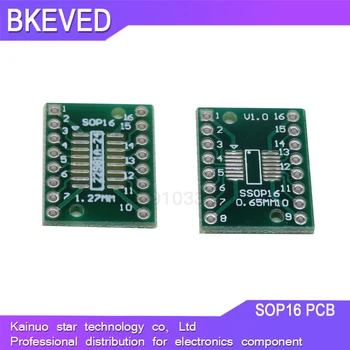 10PCS TSSOP16 SSOP16 DSP-16 SOP16, lai DIP16 Pārsūtīt Valdes Pin DIP Valdes Piķis Adapteris PCB