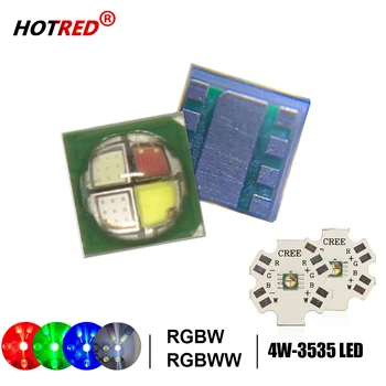 1gb LED RGBW 4W lieljaudas SMD3535 XPE CREE Keramikas Lampas, krelles 3535 Diode RGBWW Krāsainu Lukturīšu Skatuves Gaismas uz 20mm PCB