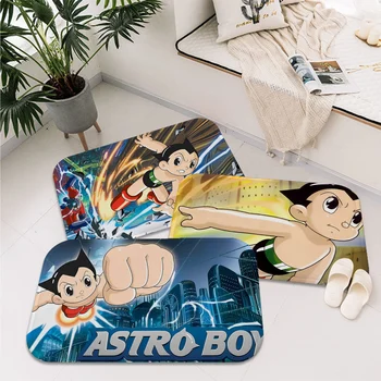 Astro boy Grīdas Paklāja Grīdas Paklājs Retro Vairākas Izvēles, Dzīvojamā Istaba, Virtuve Paklāju neslīdoša Mūsdienu Mājas Dekoru