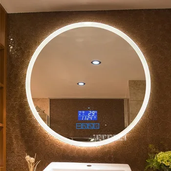 CTL304 80CM Jaunināšanas 2-krāsu Gaismas Smart Spogulis Sienas piestiprināmo LED Vannas istabas Spogulī Kārta Touch Screen Iedomība Spogulis 110V/220V