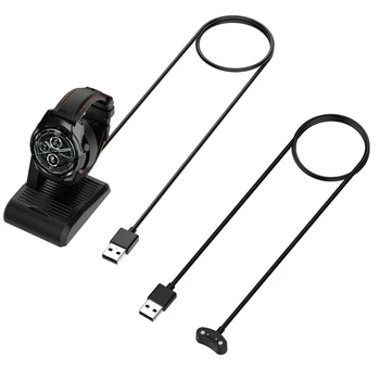 Doks Lādētāju Statīva Adaptera Smartwatch USB Uzlādes Vadu Turētājs Ticwatch Pro 5/X/3/Ultra/LTE/E3 Smart Skatīties Pro5 Piederumi