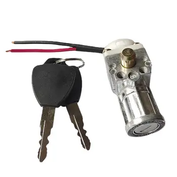 Drošības slēdzis Akumulatora Korpusa Bloķēšanas Portatīvie Pret Zagļiem 6,9 cm Izturīgs Akumulators Cilindra Atslēga Aizdedzes Slēdzis Riteņbraukšanas Tricikls