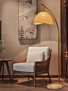 Grīdas Lampa Dzīvojamā Istaba Retro Klusums Stila Zen Bed & Breakfast Studiju Tējas Guļamistaba Japāņu Stila Radošo Gultas-Izmantot Vertikālās