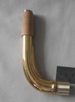 Jaunais Baritons saksofonu kakla zelta laku misiņš materiāls 22.5 mm