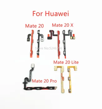 Ko piemēro Par Huawei Mate 20 Mate 20 X Pro Lite Slēdzi, Ieslēgšanas / Izslēgšanas taustiņš Mikrofona Skaļuma regulēšanas Pogas, Lentes Flex Kabelis Nomaiņa
