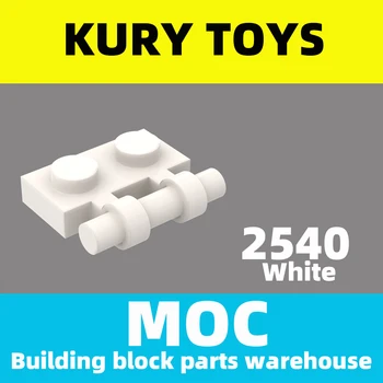 Kury Rotaļlietas DIY KM Par 2540 10pcs Celtniecības bloku daļas Plate, Mainīts 1 x 2 ar Roktura Pusē - Bezmaksas Beidzas
