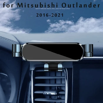 LHD Auto Telefona Turētājs Mitsubishi Outlander PHEV ir 2021. Auto Stils Turētājs GPS Stāv Grozāms nodrošina Mobilo Aksesuāri