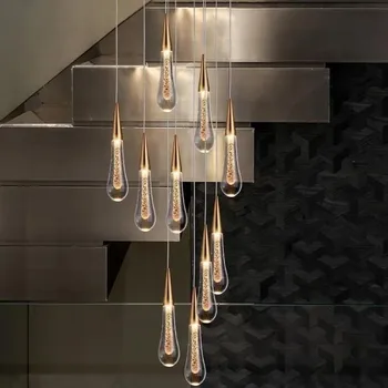 Mifuny Crystal LED Lustras salona Apgaismojums, lai Mājās Pusdienu Galda Karājas Lampas, Gultas Dzīves Telpu Dekorēšana Kulons Gaismas