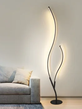 Mākslas Grīdas Lampas Dzīvojamā Istabā Vienkārši Moderns Dīvāns Pusē Dekorēšana Guļamistaba Gultas Nakts Zivju Luring Lampas