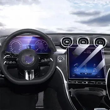 par Mercedes-Benz EQE 350 2022 Auto GPS un Instrumentu paneļa LCD ekrāna aizsargplēvi Anti-scratch Rūdīts stikls