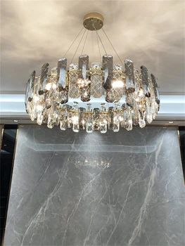 Postmodernisma Gaismas Luksusa Dzīvojamās Istabas Lustra LED Crystal Atmosfēra Ēdamistaba High-end Mājas Guļamistaba, Virtuve Piekariņu gaismas