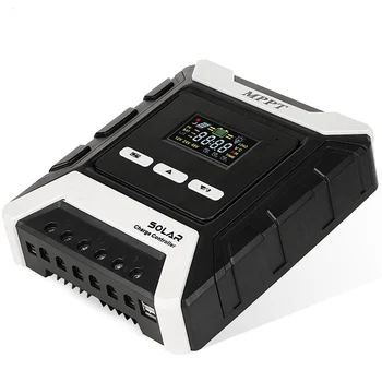 SSTH smart dual ievadi 12 voltu 24v 48v 30amp 60a jauda mppt lādētāju, baterijas, saules kontrolieris