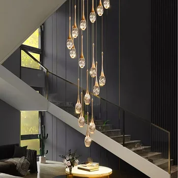 Ziemeļvalstu mājas dekoru ēdamistaba Kulons lampas, gaismas, iekštelpu apgaismojums, kristāla lampas dekors gaismas lustras lampas dzīvojamā istabā