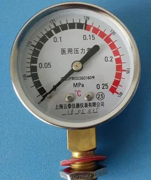 Šanhajas Yun Tai medicīnas spiediena mērītāju 0-0.25 MPa 138 Bo portatīvo spiediena tvaika sterilizer daļas